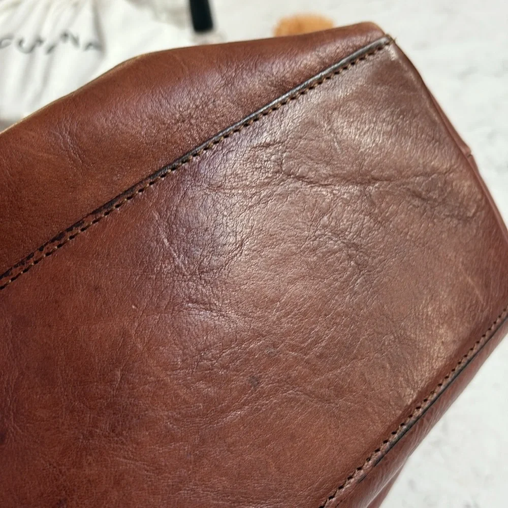 BROWN LEATHER BAGPACK - Picture 11 of 11